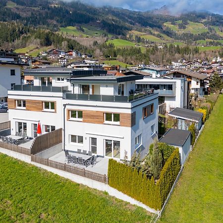 H21 - Modernes Ferienhaus 145Qm, 4Sz, Wellnessbereich Mit Sauna Und Dachterrasse Mit Panoramablick, Kuehlen Und Heizen Mit Geothermie Fügen Eksteriør billede
